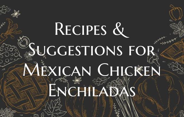 Recipes & Suggestions for Me...